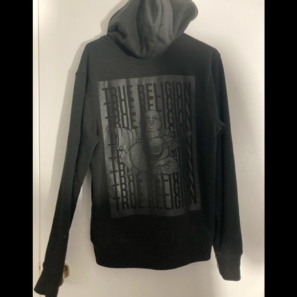 Men’s true religion zip up hoodie - Picture 2 of 3